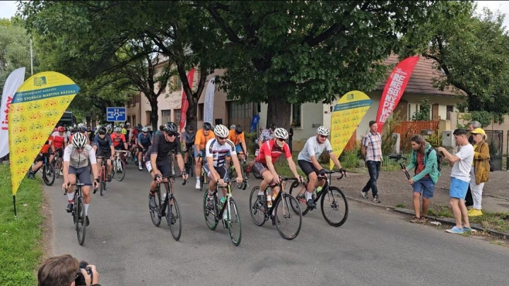 Štart 24. ročníka cykloturistického maratónu Po stopách Martina Rázusa.